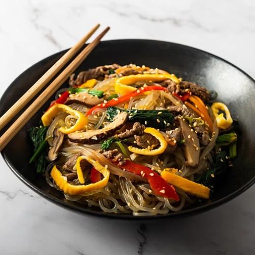 황금레시피로 맛있는 잡채 만들어 드세요.
